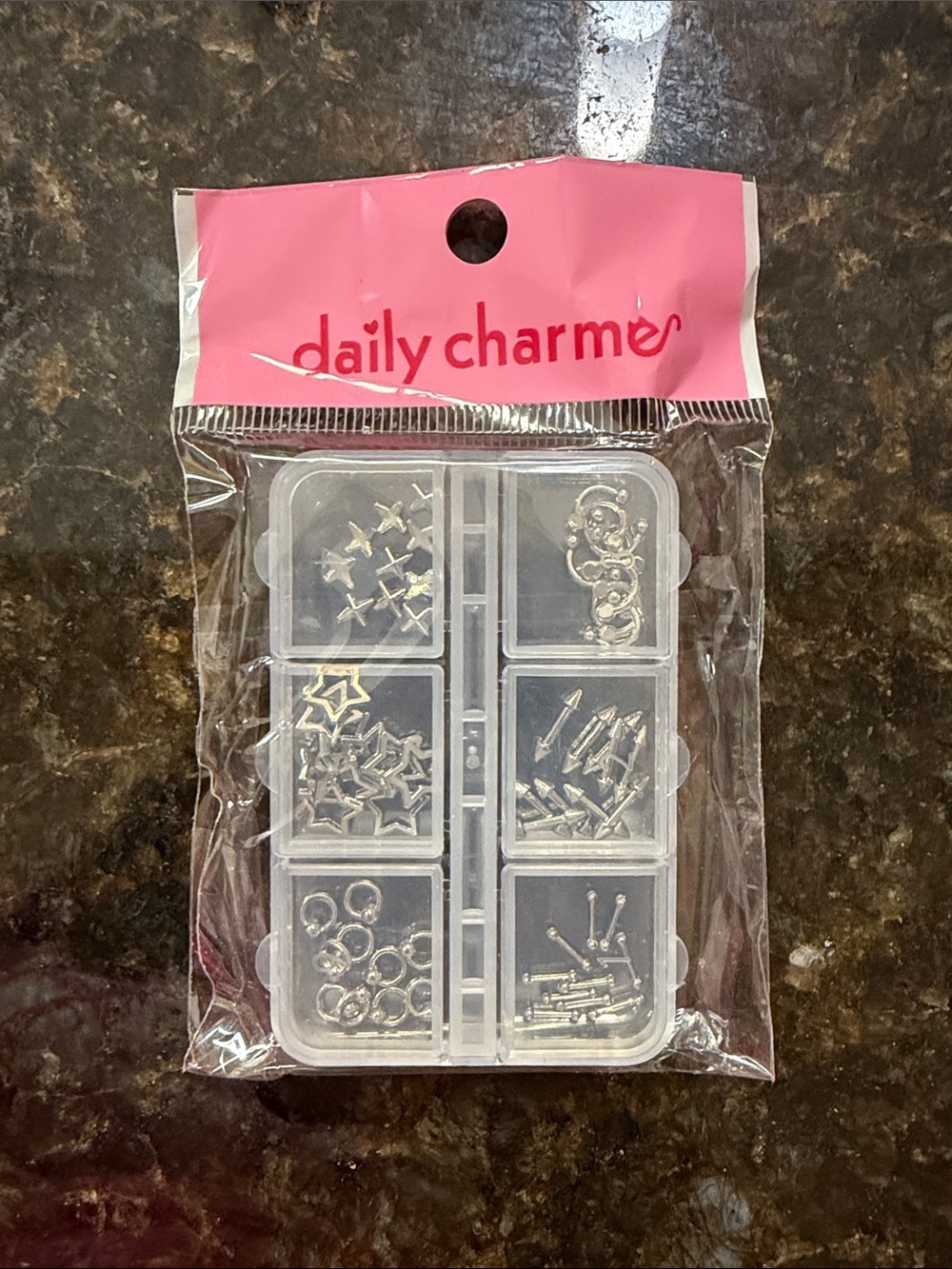 Daily Charme Spikes & Stars Piercing Decor Box - New